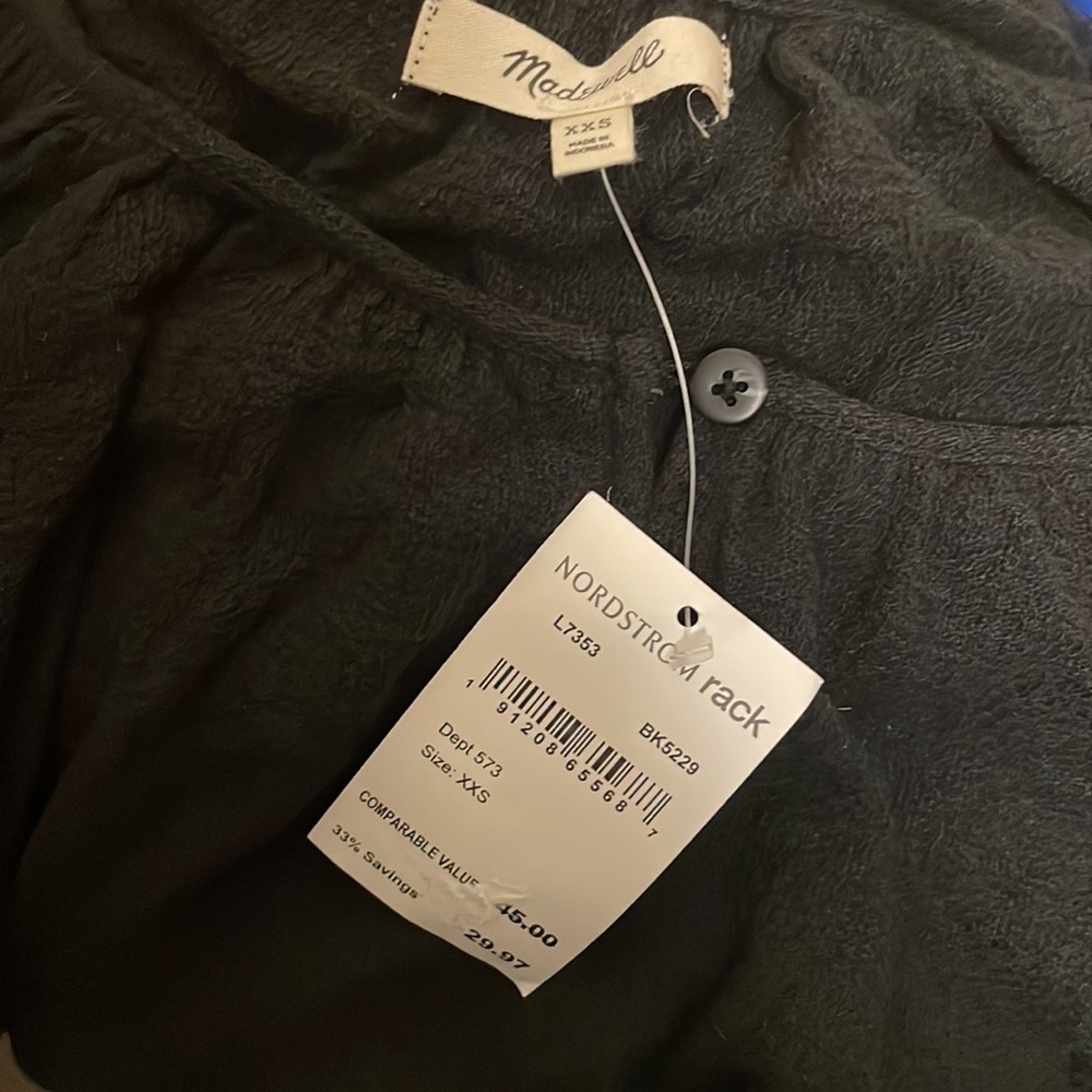 Madewell Texture & Thread Tiered Sleeve Top NWT - Picture 5 of 5